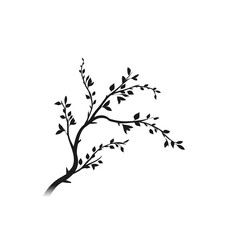 Obraz premium branch silhouette