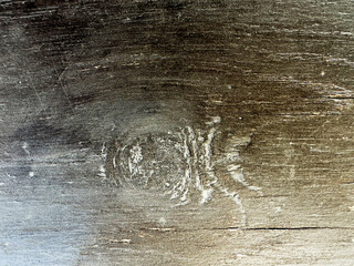 Detailed Close-up of Weathered Wooden Surface with Distinct Grain Patterns and Texture