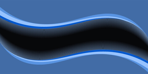 Header shape for website and border for banner. Abstract design element for template.