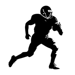 american football player silhouette