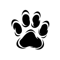 cat paw silhouette