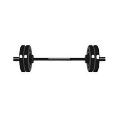 barbell silhouette
