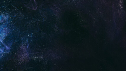 Abstract background. Dark blue cosmic sky, outer space