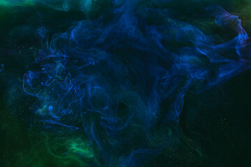 Abstract background. Dark blue cosmic sky, outer space