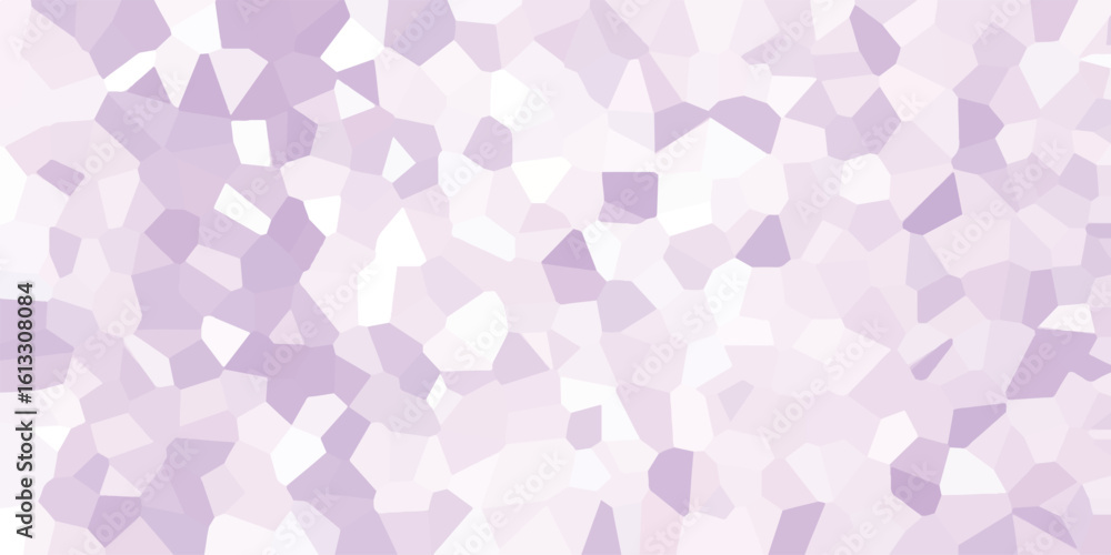 Aufkleber abstract geometric mosaic background in soft lavender and white colors suitable for various design a