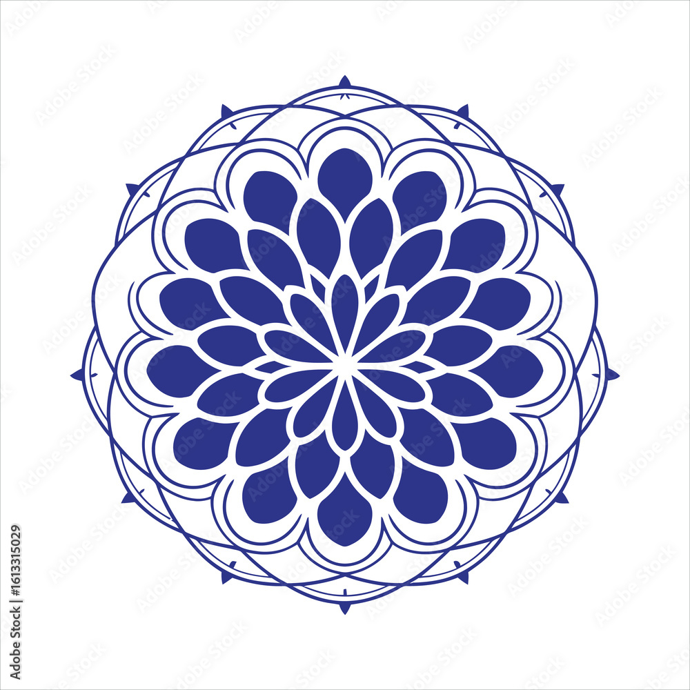Poster abstract geometric pattern with bold lines and shapes in monochrome
