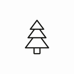 pine tree icon sign vector
