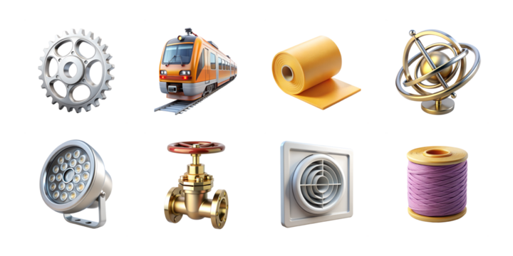 Set of four modern icons featuring wifi, chat bubble, open book, and mobile phone isolated on transparent background - Powered by Adobe