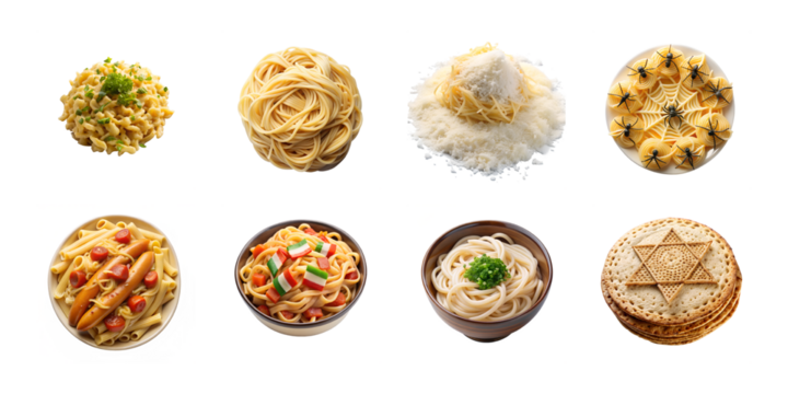 Collection of four modern icons representing rss feeds, water drops, and sound waves isolated on transparent background