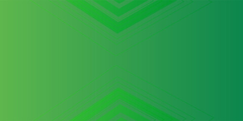 Green abstract background with geometric shapes gradient color for presentation design.