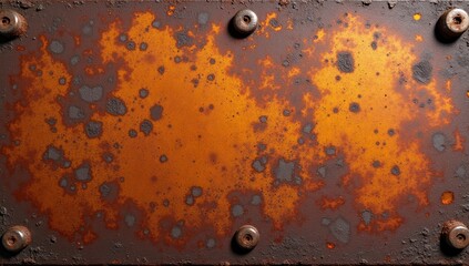 Background, texture. Rusty metal. AI generative.