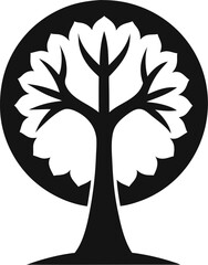vector tree silhouette