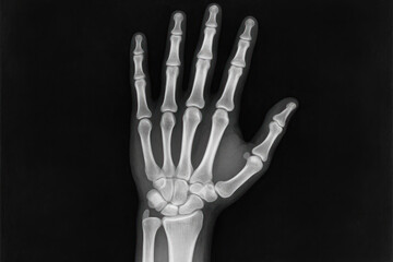 X-ray of a hand, Illustration