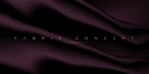 Modern fabric texture with smooth draped folds in rich tones. Elegant abstract textile background perfect for luxury branding, stylish digital visuals, and contemporary design projects.