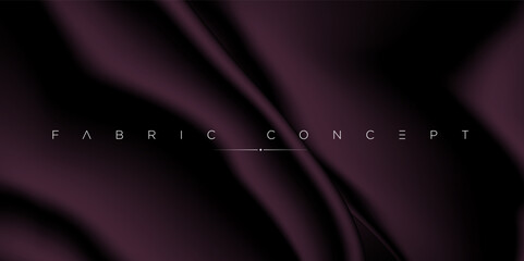 Abstract satin fabric background with soft flowing folds in deep colors. Luxury textile texture ideal for premium branding, modern compositions, and elegant minimalist visuals.