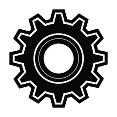 gear icon vector illustration