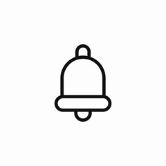 notification bell icon  icon sign vector