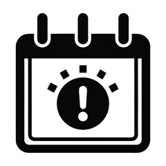 vector illustration of a calendar icon