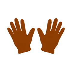 Obraz premium Wearing Brown Gloves to Protect Hands