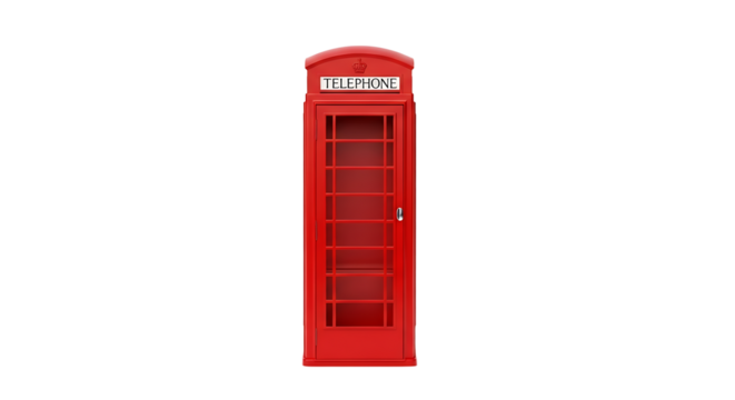 Iconic Red Telephone Booth: A symbol of classic British communication