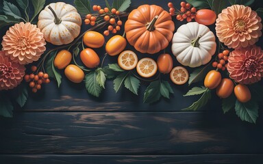 Family gathers around a table for a festive thanksgiving dinner with a roasted turkey