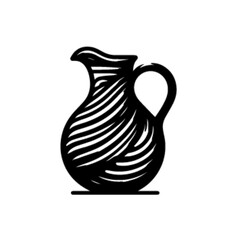 Artistic Clay Jug 16 Vector Illustration