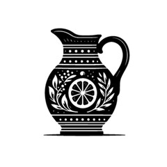 Traditional Clay Jug 19 Vector Design