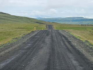 F Straße Island Hochland