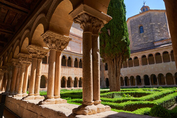 Cloister of the monastery of Santo Domingo de Silos