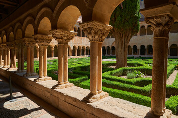 Cloister of the monastery of Santo Domingo de Silos