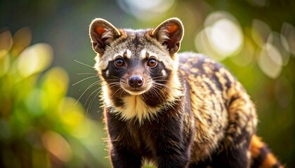 Obraz premium photo close-up of raccoons, isolated in white background