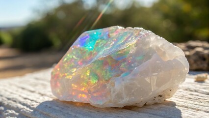 Earth's natural blue and green mineral stones rest globally, a concept of nature's crystal sphere