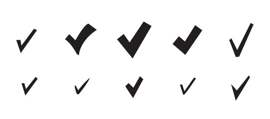 Black Check icon set. V Check Bold Symbol. V design. Check Button Symbol. Check mark sign and Symbol. OK Mark icons. 