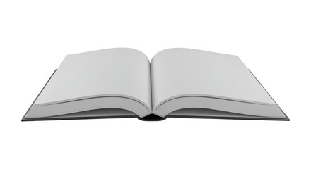 Open Book With Blank Pages Ready for New Ideas and Stories to Be Written