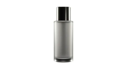 Elegant Frosted Glass Perfume Bottle with Metallic Cap for Luxury Fragrance Packaging and Cosmetics