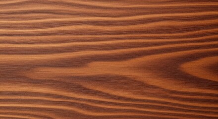 Naklejka premium Rich, warm wooden texture showcasing natural, flowing grain patterns ideal for design backgrounds and crafting projects