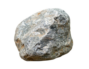 Obraz premium rock isolated on white background