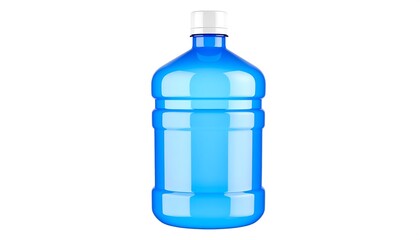 Blue plastic water bottle (3)