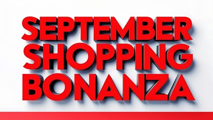 September shopping bonanza promotion.