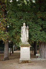 Statue  in Jardin du Luxembourg in Paris