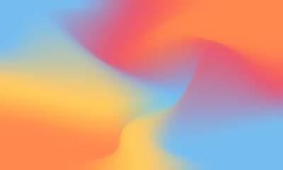 Vibrant abstract gradient background with flowing colors