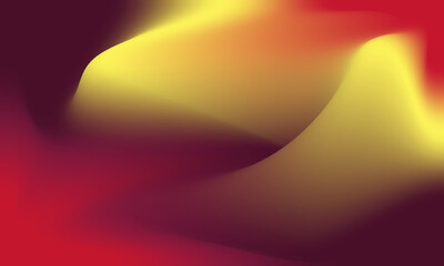 Vibrant abstract background with flowing gradients of red, yellow, and maroon.