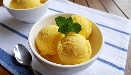 レモンの香り広がる爽やかシャーベット1