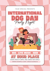 International Dog Day Flyer