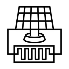 Solar Heating icon design