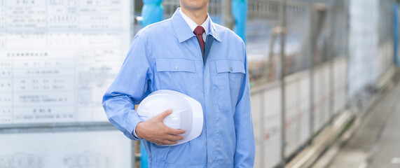 建築現場・男性