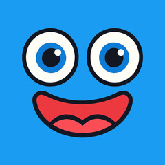 Fototapeta premium happy smiling face