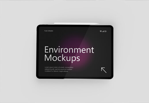 Tablet Mockup Presentation Design