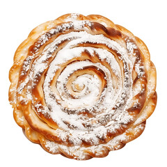 Fototapeta premium Spiral Pastry with Powdered Sugar
