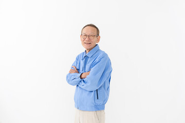 作業着を着た男性